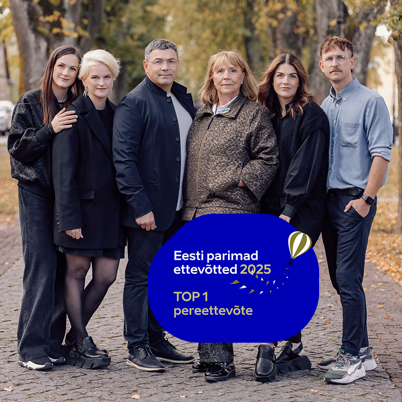 Pro Optika I OptiPRO OÜ pälvis 2025. a parima pereettevõtte tiitli.